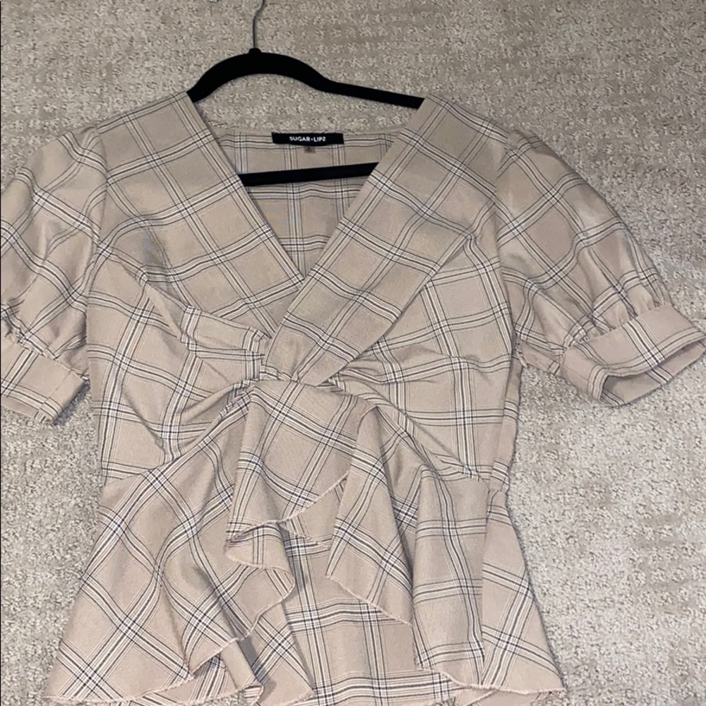 Plaid Blouse